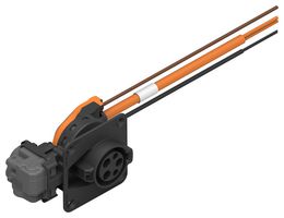 TE CONNECTIVITY 2-2208877-1 EV Charging Cable, IEC 62196-2 Type 1 Receptacle to Free End, 5 Positions, 250 VAC, 1 m, HV Series