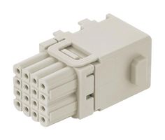 HARTING 09149161101 Heavy Duty Connector, Han Modular Series, Module, 16 Contacts, Socket