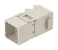 HARTING 09149162001 Heavy Duty Connector, Han Modular Series, Module, 16 Contacts, Plug