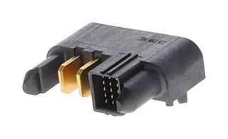 MOLEX 46437-9312 Rectangular Power Connector, R/A, 15Signal+2Pwr, 17 Contacts, Ten60 46437 Series, PCB Mount