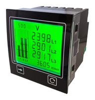 TRUMETER APM-PWR-APO Power Meter, Single-Phase/Split-Phase/3-Phase Mains, 100 to 277 VAC, Positive LCD, APM Series