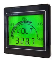 TRUMETER APM-MAX-M23-PU-4R Panel Meter, Process/Current, 0 to 10 VDC, 0 to 5 A, 4 Digits and Graph, 240 VAC, Positive LCD, RTU
