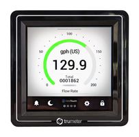 TRUMETER VT-FLOW-LV Rate Indicator and Totalizer, Flow Meter, HD Graphical, Touchscreen, 12 to 24 V, Vista Touch Series