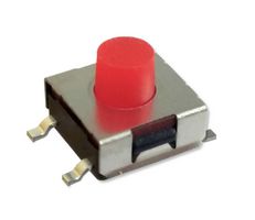 MULTICOMP PRO MPTSHW-65N-V Tactile Switch, SPST-NO, Top Actuated, 3.5mm, Through Hole, Round Button, 180 gf, 50mA at 12VDC