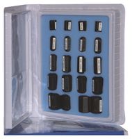 FAIR-RITE 0199000033 Snap On Kit, 61 Pieces Material Clamp-on Suppressors for Round Cables
