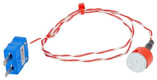 LABFACILITY BMS-K-1M-MP-JIS Thermocouple, Button, K, Magnet, 3.28 ft, 1 m
