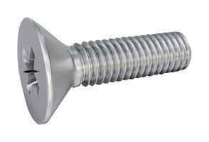 TR FASTENINGS TR00008204-000 Machine Screw, M2, 6 mm, Stainless Steel A2, Flat / Countersunk Head Pozidriv