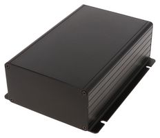 HAMMOND 1455NF1601BK Metal Enclosure, w/Integrated Flange, Small, Aluminium, 53 mm, 103 mm, 160 mm, IP54