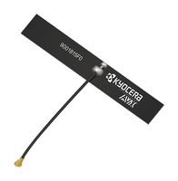 KYOCERA AVX 9001815F0-AA10L1000 RF Antenna, 5.15 to 5.85 GHz, 6G/Cellular LPWA/LTE/LoRA/NB-IoT/CAT-M/SigFox/M2M, 4.81 dBi, 50 ohm