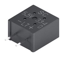 KEMET FMU0H334ZF Supercapacitor, 0.33 F, 5.5 V, Radial Leaded, -20%, +80%, 5 mm, 1000 hours @ 85°C