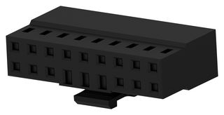 TE CONNECTIVITY 2MM-RCP-D09-BX Connector Housing, 2MM-RCP Series, Receptacle, 18 Ways, 2 mm