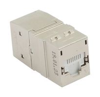 MOLEX CES KSJ-00096-04 Modular Connector, Black, RJ45 Jack, 1 x 1 (Port), 8P8C, Cat6a, Cable Mount