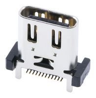 MOLEX 221608-0001 USB Connector, USB Type C, USB 3.2 Gen 1, Receptacle, 24 Ways, Surface Mount, Straight