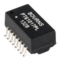 BOURNS PT61017PEL Ethernet & LAN Transformer, 10/100 Base-TX, 1CT:1CT, 350 µH, 1.5 kV, Surface Mount