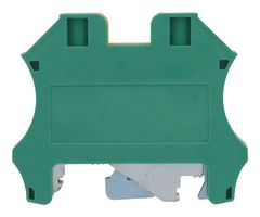 MULTICOMP PRO MP012090 DIN Rail Mount Terminal Block, 2 Ways, 16 AWG, 6 AWG, 10 mm², Screw