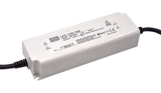 MEAN WELL LPC-150-700 LED Driver, ITE & LED Lighting, 150.5 W, 215 V, 700 mA, Constant Current, 180 VAC
