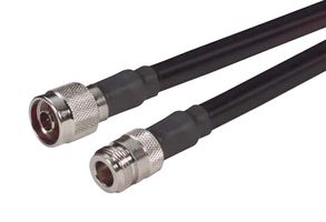 L-COM CA4N025 RF / Coaxial Cable Assembly, 25 ft, 7.6 m, CA-400, N-Type Plug, N-Type Plug, 50 ohm