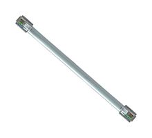 L-COM TDC027-2 Ethernet Cable, RJ12 Plug to RJ12 Plug, Grey, 610 mm, 2 ft