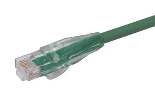 L-COM TRD815GR-3 Ethernet Cable, Cat5e, RJ45 Plug to RJ45 Plug, UTP (Unshielded Twisted Pair), Green, 914.4 mm