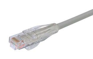 L-COM TRD815GRY-10 Ethernet Cable, Cat5e, RJ45 Plug to RJ45 Plug, UTP (Unshielded Twisted Pair), Grey, 3.05 m, 10 ft