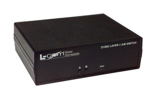 L-COM LC-SNSW-DB9-LSC Switch, 3 Ports, Gigabit Ethernet, Desktop, DB9 x 3, 10Mbps, 100Mbps, 1Gbps, 10Gbps