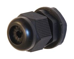 L-COM ASR-PG13 Cable Gland, PG13, 6 mm, 11 mm, Nylon 6.6 (Polyamide 6.6), Black, IP68
