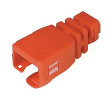 L-COM TDS8CVR-RD Connector Accessory, Strain Relief Boot, L-Com TDS8 Series RJ45 Plugs, PP (Polypropylene)