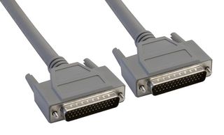 AMPHENOL CABLES ON DEMAND CS-DSDHD44MM0-002.5 Computer Cable, D Subminiature H/D Plug, 44 Way, D Subminiature H/D Plug, 44 Way, 2.5 ft, 762 mm