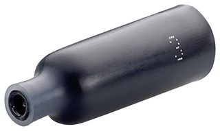 TE CONNECTIVITY - RAYCHEM ESZH-CAP-NO.3-50MM Heat Shrink Boot, DUAL WALL, End Cap, 0.42 ", 10.8 mm, Black, 1.96 ", 50 mm