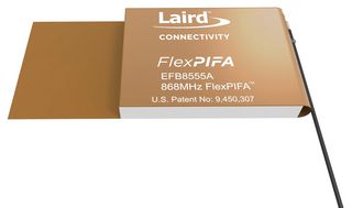 EZURIO EFB8555A3S-15MH4L RF Antenna, 863 to 870MHz, LoRaWAN / IoT, -1.1dBi, 50ohm, Adhesive / MHF4L Connector