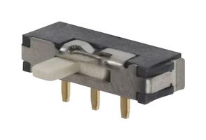NIDEC COMPONENTS CSS-1211MC Slide Switch, Compact, SPDT, Through Hole, CSS Series, 100 mA