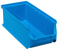 ALLIT 456230 Storage Bin, Stackable, 215 mm L x 102 mm W x 75 mm H, Blue
