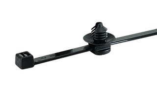 HELLERMANNTYTON 150-77950 T30RFT6-PA66HS/PA66HIRHS-BK CABLE TIE, 150MM, NYLON 6.6 HS/HIR, 135N