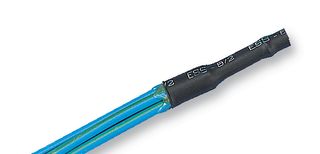 TE CONNECTIVITY - RAYCHEM ES-CAP-NO.2-B9-0-30MM Heat Shrink Boot, Moulded ES-Cap, Pk100, End Cap, 0.291 ", 7.4 mm, Black, 1.18 ", 30 mm