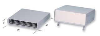 OKW / ENCLOSURES A0224070 Plastic Enclosure, Instrument, ABS, 98.5 mm, 259.99 mm, 250.01 mm, IP40
