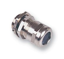 JACOB 50.612 M-L-F Cable Gland, M12 x 1.5, 3 mm, 6 mm, Brass, Metallic - Nickel Finish, IP68