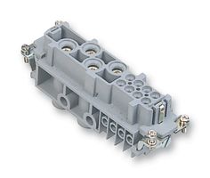 HARTING 0938 012 2701 Heavy Duty Connector, 4/8+PE Power-Signal, Han-Com, Insert, 13 Contacts, 24B, Receptacle