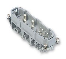 HARTING 0938 012 2601 Heavy Duty Connector, 4/8+PE Power-Signal, Han-Com, Insert, 13 Contacts, 24B, Plug, Screw Pin