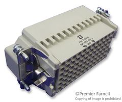 HARTING 0916 042 3001 Heavy Duty Connector, Han DD, Insert, 42 Contacts, 10B, Plug, Crimp Pin - Contacts Not Supplied
