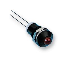 MULTICOMP PRO MC19041003 LED Panel Mount Indicator, Red, 2.6 VDC, 8 mm, 45 mA, 20 mcd, Not Rated