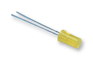 KINGBRIGHT L-483YDT LED, Cylindrical, Yellow, Through Hole, T-1 3/4 (5mm), 20 mA, 2.1 V, 588 nm