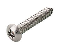 TR FASTENINGS N6 0.500 M4A2AB S10 BUT T10 Screw, Button, No.6, 12.7 mm, Stainless Steel A2, Pan Head Torx