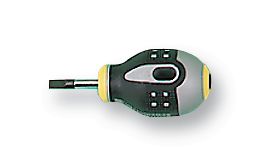ERGO BAHCO BE-8355 Screwdriver, Slotted, 25 mm Blade, 6.5 mm Tip, 83 mm Overall