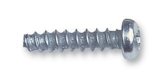 TR FASTENINGS N6 0.625 PRST60 Z100 Screw, No.6, 16 mm, Bright Zinc, Steel, Pan Head Pozidriv
