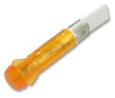 ARCOLECTRIC / BULGIN LIMITED C0276AAAMBER Neon Indicator, 250 V, Amber, 9.5 mm, 20 mA