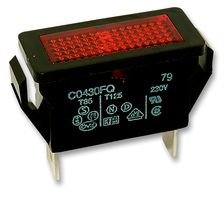 ARCOLECTRIC / BULGIN LIMITED C0430FQNAQ Neon Indicator, 250 V, Red, 20 mA
