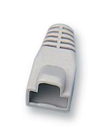 MH CONNECTORS RJ45SRB-LGREY Connector Accessory, Strain Relief Boot, MHRJ Series Modular Unshielded Plugs