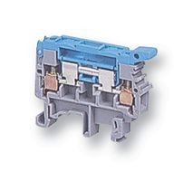 TE CONNECTIVITY - ENTRELEC 011565907 Fused Terminal Block, 2 Ways, 22 AWG, 12 AWG, 4 mm², Screw, 6.3 A