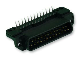 KYOCERA AVX 108343009012001 D Sub Connector, Right Angle, DB9, Standard, Plug, 8343, 9 Contacts, DE, Solder