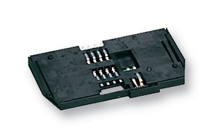 AMPHENOL COMMUNICATIONS SOLUTIONS 7312P0225A13LF Memory Card Connector, Smart Card, Push-Pull, 8 Contacts, Copper Alloy, Gold Plated Contacts